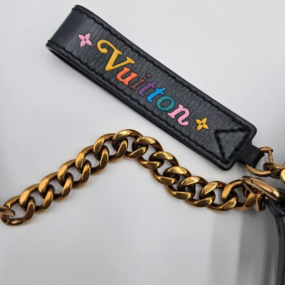 COA INCLUDED - Louis Vuitton M53682 NAVY/Black Camera Bag Wave Crossbody - Picture 12 of 15